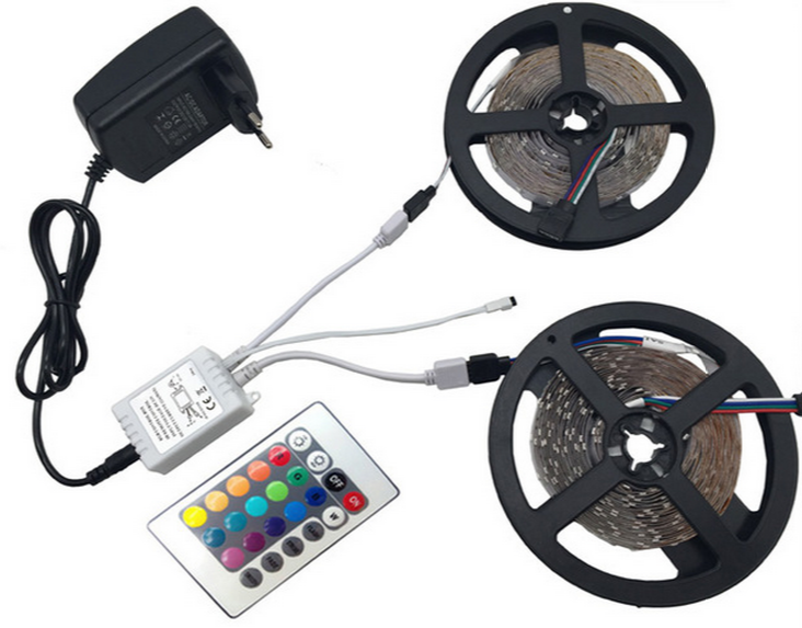 RGB Led Strip Kit Set USB 5.0v RGB color for computers,beds,TV,cars